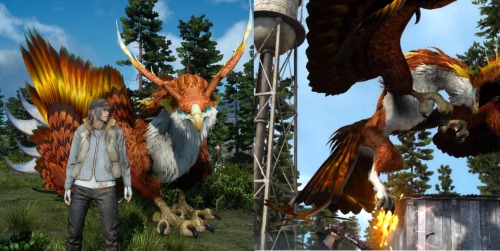 Pretty Griffon from the new Final Fantasy porn pictures