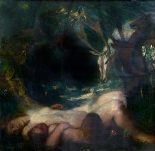 The Wood Nymph by Charles Haslewood Shannonoil on canvasUsher Gallery 