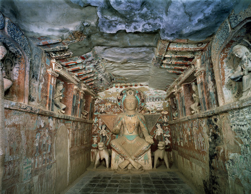 thegetty:Cave Temples of DunhuangCarved by hand out of a cliff face in northwestern China, the Cave 
