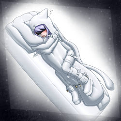 alodo-draws-frequently:  Shy in a straitsuit to nap by Alodo 