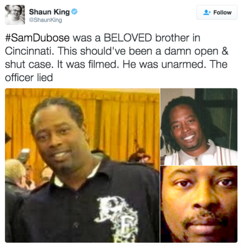 odinsblog:ithotyouknew2:nightgaunts:the-movemnt:Judge declares a mistrial for officer who killed Sam