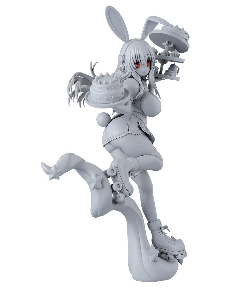 supersonicrocking:  Preview of the Super Sonico Future ☆ Waitress figure. To be