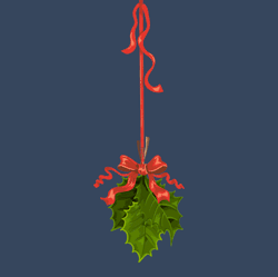 silverliningjohn:  This is a tumblr-mistletoe!if you see this on your dash you have to kiss (or just say something nice to) the person underneath it!  