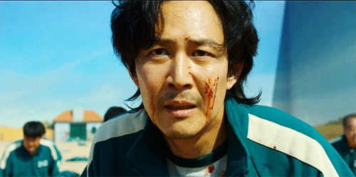 linosaur:  Lee Jung-jae as Seong Gi-hun in Squid Game S01E01 “Red Light, Green Light”