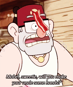stariousfalls:  Moments of Grunkle Stan calling