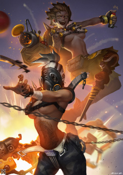 Overwatch-Arts:  Overwatch——Pig And Mouse小归Mist