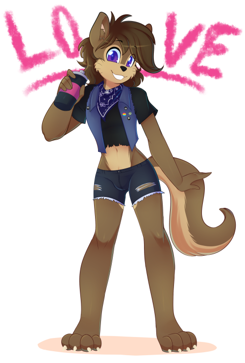 punk-pegasus: senseidezzy: commission for @punk-pegasus !! He’s so cute and perfect! Thank you so much Dezzy! And spread the LOVE. <3  <3 Dorbs alert~