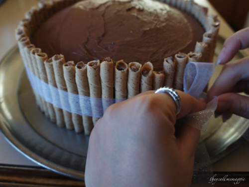 Wafer stick cake | Cake, Cake decorating, Cake decorating classes