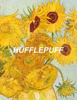 withered-rose-with-thorns:  Hogwarts houses + Van Gogh flower paintings 