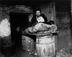 seventh-victim:  One of Four Pedlars Who Slept in the Cellar of 11 Ludlow Street Rear (1892)   Jacob Riis 