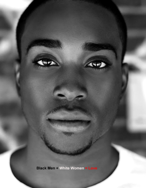 black-men-white-women:Beautiful FaceBlack man