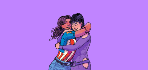 marvelcomicsladies:America Chavez and Kate Bishop in America #6
