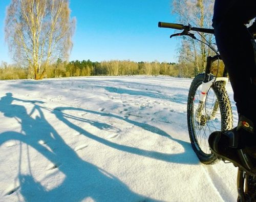 konstructive-revolutionsports: Good morning. Merry Christmas from mountain biking winter wonderland.