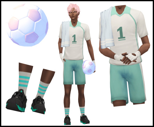Neo ~ Sportswear for @void-impOutfit / Socks / Shoes / Towel (exclusive, sorry!) / Gloves / Football