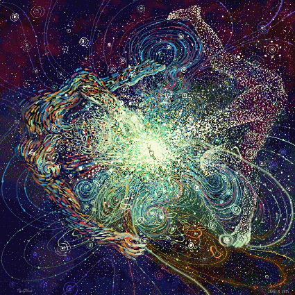 culturenlifestyle:Psychedelic Nature-Inspired Swirling Illustrations Are Animated