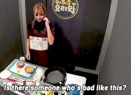 misamo:  twice, the group that can’t crack an egg properly