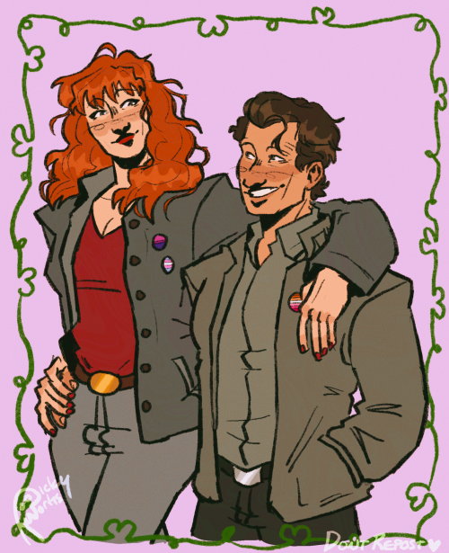 Hatchetfield @femslashfortnight Day 1: Make It Sapphic AU