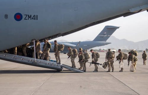  2315 hrs Saturday 29th Aug 2021: The final flight carrying UK Armed Forces personnel has left Kabul