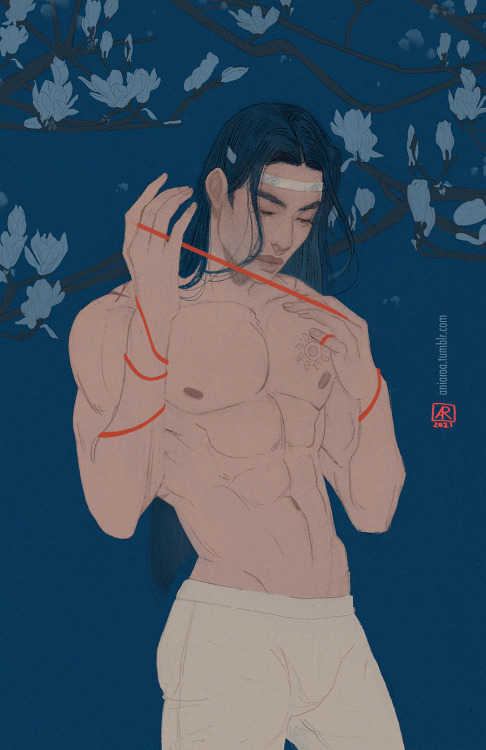  Hanguang-Jun  ♡ I just wanted to draw a topless LWJ :$ I’m so sorry WY!