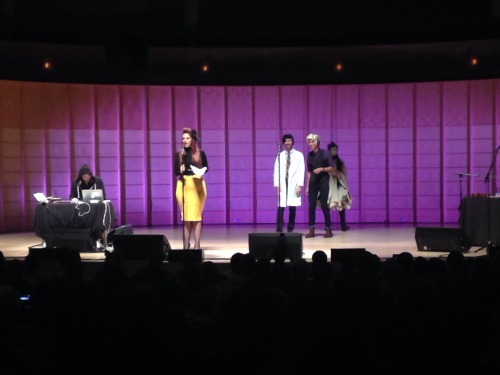 Welcome to Night Vale’s live show in Vancouver. The best way to spend Halloween, really. Eliza