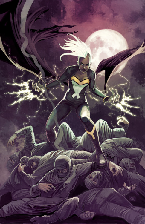stephanie-hans:Storm #5 by myself ^ It’s a tribute to the cover of Wolverine #1