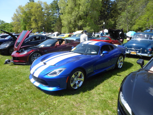 fromcruise-instoconcours: Dodge Viper GTS in the classic blue with white stripes.