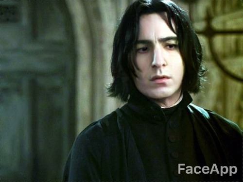 severus-my-only-prince: Soo i took the beauty app and made Severus younger. I know somebody did it before, but i wanted to see how other photos will look like and look what i got! 