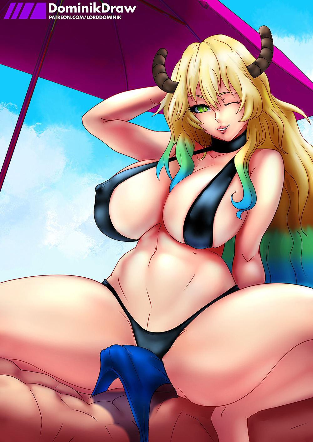lord-dominik:   Lucoa is a very naughty girl!!!    VIEW MORE ILLUSTRATIONS HERE 