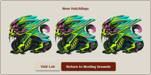I hatched another nest from Shade and Anahira today! All perfect imps, though not quite what I&rsquo