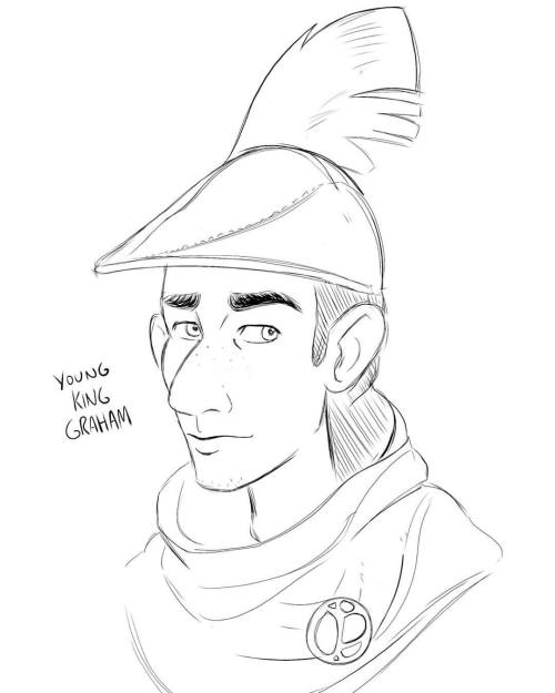 A young king Graham! A request from my art streams. Follow me at twitch.tv/RubberNinja #kingsquest #