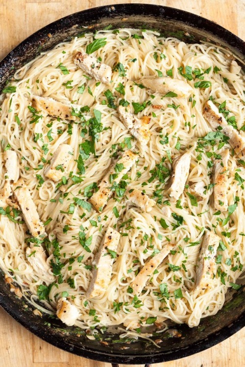 Really nice recipes. Every hour. — Chicken Scampi with Angel Hair Pasta ...