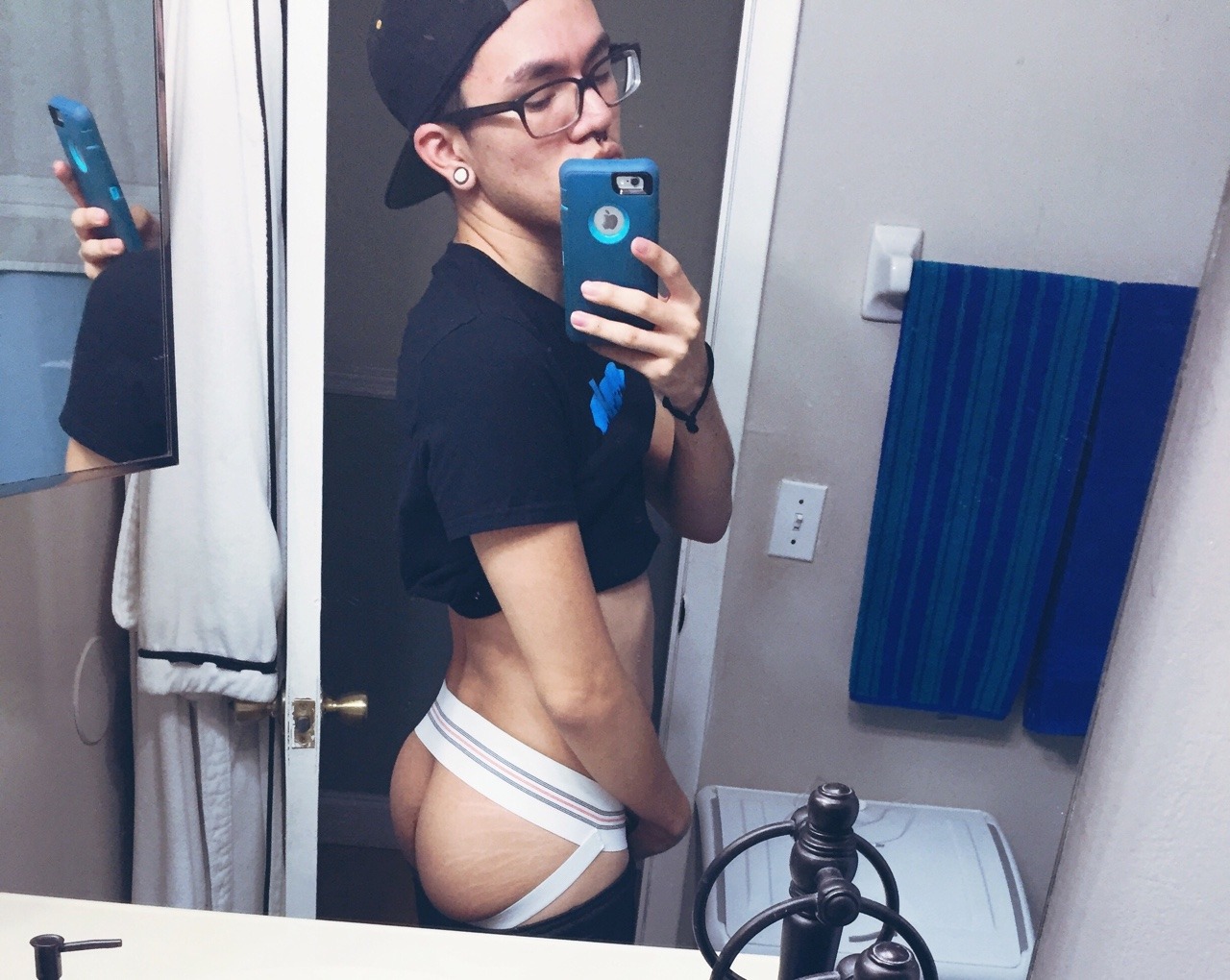 Bubble butts look so fuckable in jock straps