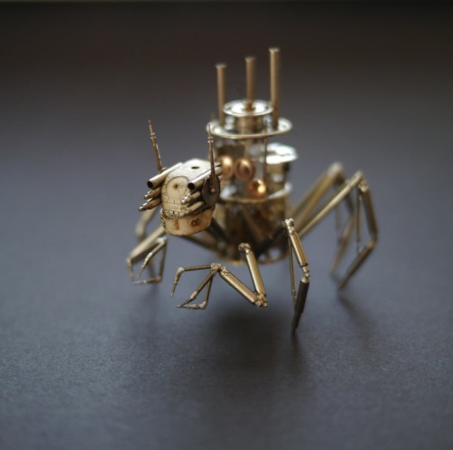 mymodernmet - Tiny Mechanical Insects Made of Watch Parts