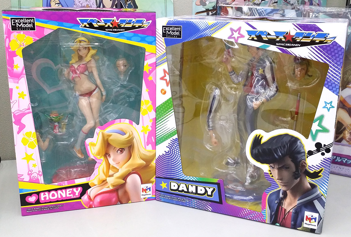 hobbylinkjapan:  After a short delay, Dandy and Honey from “Space Dandy” have