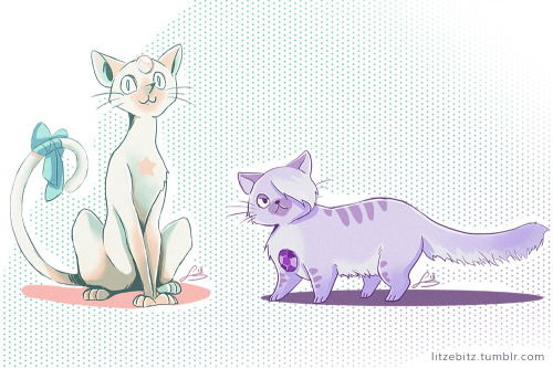 Here’s Opal cat&hellip;and Pearl and Amethyst cat