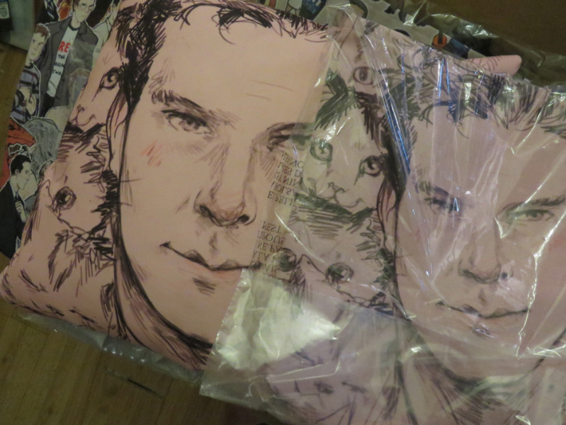 I ordered some of my own tote designs from RedBubble, some for myself but mostly