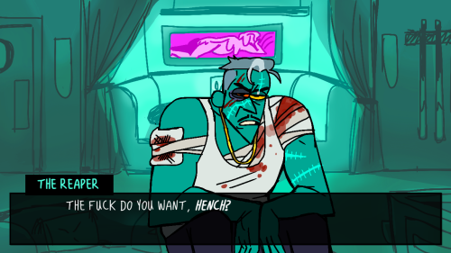 no comment only injured reaper&hellip;(more concept art for subordinate: an evil workplace dating si