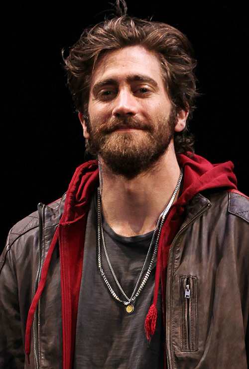 gyllenhaaldaily:Jake Gyllenhaal is photographed during the opening night performance of If There Is 
