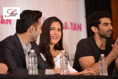 Katrina Kaif at the Dream Team Press Conference in Chicago Today