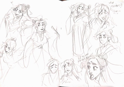 I’ve been reading tgcf so here are some doodles ~