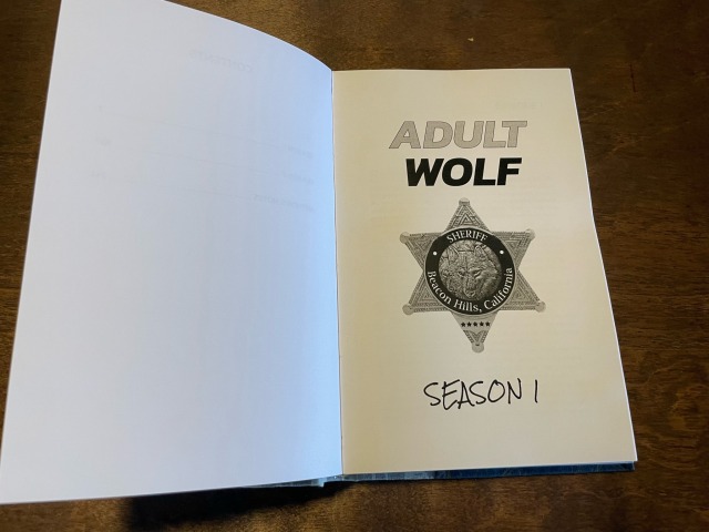 title page for Adult Wolf, Season 1