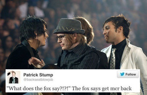 caitertothotdish:  Patrick Stump + Tweets 