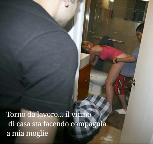 Me la fottono pure a casa