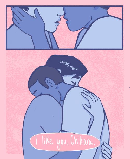 Part Two of my confession/first kiss Ennotana comicThese two will be the death of me istg