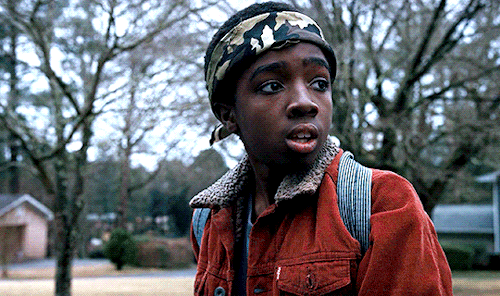 mikewheeler:  top ten stranger things characters (as voted by my followers) →#6. lucas sinclair: flay this, you ugly piece of shit! 