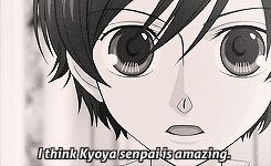 opalsbeifongs:fangirl challenge ❤: [7/?] friendships ↝ Kyoya & Haruhi