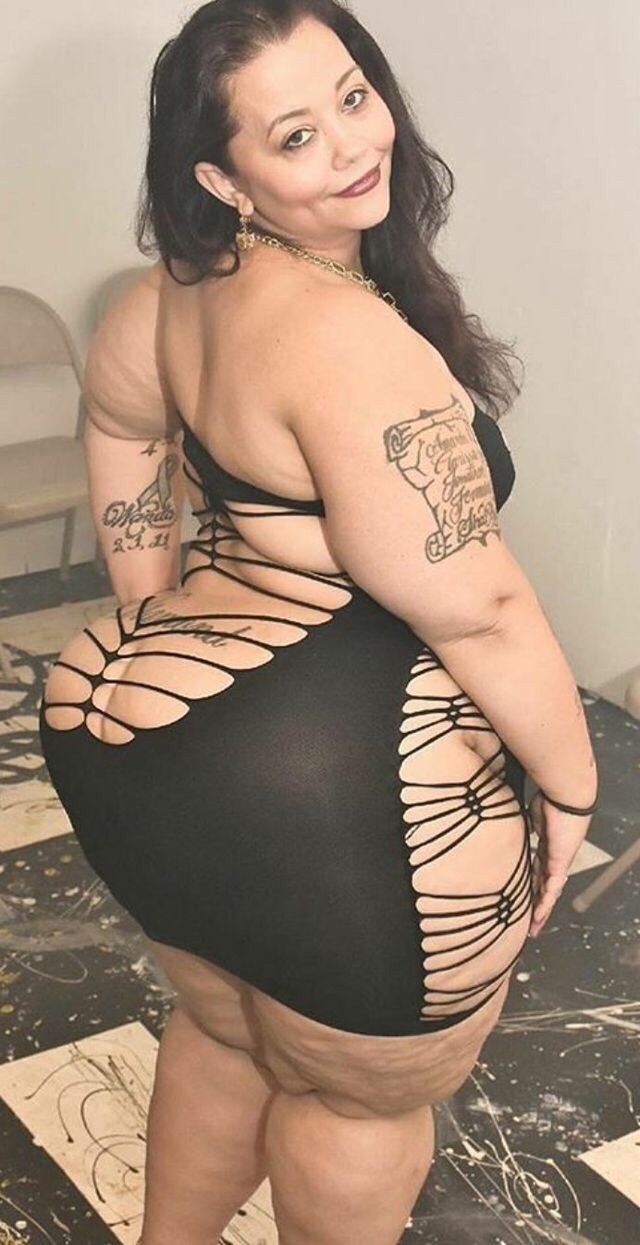 Admiring the curves of a thick secure woman