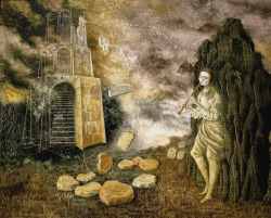 surrealism:  The Flautist by Remedios Varo,