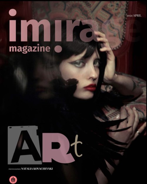 En #couverture du nouveau numéro de @imiragemagazine #Art @imiragefashion Toujours en #PACA actuelle