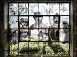 asylum-art:Unframed – JR  at  Ellis Island